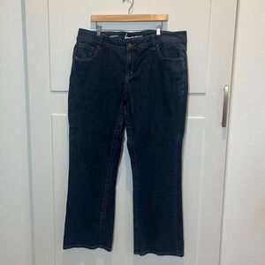 Lane Bryant Bootcut Jeans Women's Size 20 Dark Wash Denim Career‎ Pls Size Pant